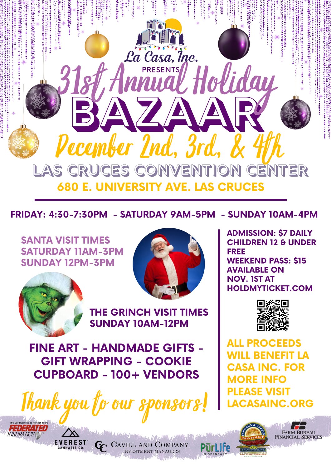 La Casa Holiday Bazaar is Dec. 24 at Convention Center Desert Exposure
